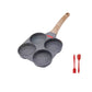 🍳50% OFF NOW! 3‑in‑1 Non‑Stick Breakfast Skillet‑Multi‑Compartment Divided Frying Pan, Even Heat Distribution Cookware Compatible with All Stovetops for Eggs, Pancakes & Morning Meals