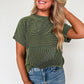 Women's Textured Stripe Short-Sleeve Shirt