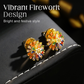 ✨ LIMITED-TIME 50% OFF! ✨ Colorful Firework Stud Earrings – Cubic Zirconia, 18K Plated, Festive 🎆