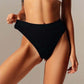 Women's Seamless Ribbed Thong Underwear