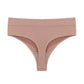 Women's Seamless Ribbed Thong Underwear