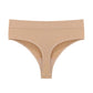 Women's Seamless Ribbed Thong Underwear