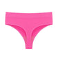 Women's Seamless Ribbed Thong Underwear
