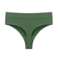 Women's Seamless Ribbed Thong Underwear