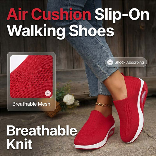 🎁2026 New Arrivals 50% OFF💥Air Cushion Slip-On Walking Shoes – Breathable, Shock-Absorbing, All-Day Comfort 🌿