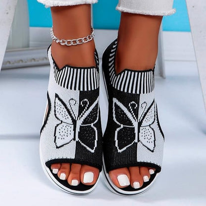 🦶✨Breathable Peep-Toe Platform Sandals – Soft EVA Sole, Adjustable Straps, 2-Inch Height Boost – Go from Beach to Brunch in Style 🥑🍹