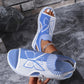 🦶✨Breathable Peep-Toe Platform Sandals – Soft EVA Sole, Adjustable Straps, 2-Inch Height Boost – Go from Beach to Brunch in Style 🥑🍹