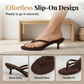 Elegant Suede Kitten Heel Sandals