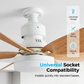 ⏳LIMITED-TIME 55% OFF!⏰2-in-1 Smart Ceiling Fan Light