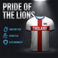 ⚽️60% OFF England Football Tee – Red Cross & Flag Graphic, Athletic Fit, Breathable for World Cup 2026 🏆⚽