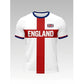 ⚽️60% OFF England Football Tee – Red Cross & Flag Graphic, Athletic Fit, Breathable for World Cup 2026 🏆⚽