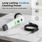 🧹 50% OFF! Electric Cleaning Brush – rechargeable, 4 interchangeable heads, waterproof – perfect for bathroom, kitchen & car. 💧✨