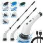 🧹 50% OFF! Electric Cleaning Brush – rechargeable, 4 interchangeable heads, waterproof – perfect for bathroom, kitchen & car. 💧✨