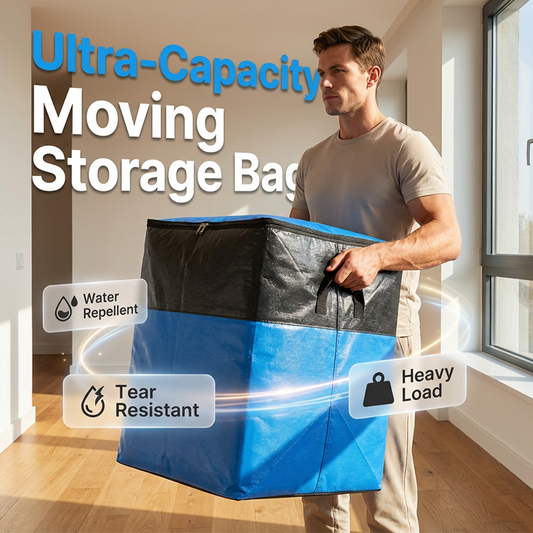 📦🔥LAST DAY: Only £8.99‼️🧳 Collapsible Storage and Moving Bag – Heavy-duty handles & zippered closure – Folds flat, perfect for moving, travel or closet organization – reusable & easy to clean 🏠