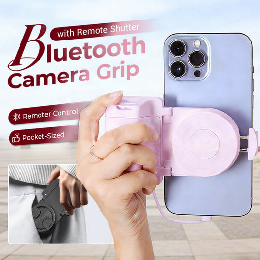 📢📢50% OFF !! ⏰Bluetooth Camera Grip with Remote Shutter