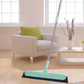 Magic broom sweeping the floor