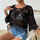 👚🌸 Bohemian Crochet Top – Hollow-Out + Fringe Hem | Breathable Cotton | Festival Ready 🎶✌️