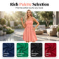 Women's Summer Square Neck A-Line Dress with Pockets
