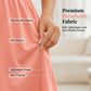 Women's Summer Square Neck A-Line Dress with Pockets