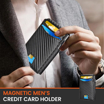 Magnetic Men’s Credit Card Holder