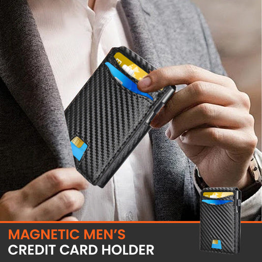 Magnetic Men’s Credit Card Holder