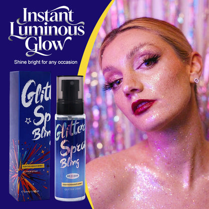 🌟LAST DAY SALE: ONLY ￡9.99!!🎁✨Long-Lasting Body Glitter Spray