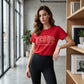 Women's Funny Jesus Print T-Shirt