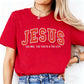 Women's Funny Jesus Print T-Shirt