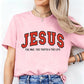 Women's Funny Jesus Print T-Shirt