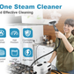 Handheld Steam Cleaner, 2500W High-Powered, Heats Up in 15 Seconds, Multi-Function Steam Cleaner, 3 Temperature Settings, 32-Ounce Pressurized Deep-Cleaning Steam Cleaner, Comes with 10 Accessories, Suitable for Windows, Grease, Cars, and Home Use