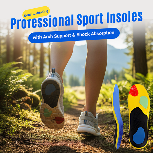 ⏳Time-Limited Special⏰Professional Sport Insoles with Arch Support & Shock Absorption