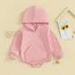 👶👚Baby Hoodie Romper with Front Pocket