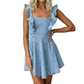 🔥Free delivery🔥Women's Sleeveless Backless Denim Mini Dress