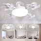🌀 New ceiling fan light with E27 socket – 2-in-1 quiet LED fan with remote control, energy-efficient combination of cooling and lighting for the home, in the bedroom