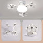 🌀 New ceiling fan light with E27 socket – 2-in-1 quiet LED fan with remote control, energy-efficient combination of cooling and lighting for the home, in the bedroom