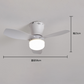 🌀 New ceiling fan light with E27 socket – 2-in-1 quiet LED fan with remote control, energy-efficient combination of cooling and lighting for the home, in the bedroom