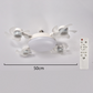 🌀 New ceiling fan light with E27 socket – 2-in-1 quiet LED fan with remote control, energy-efficient combination of cooling and lighting for the home, in the bedroom