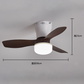 🌀 New ceiling fan light with E27 socket – 2-in-1 quiet LED fan with remote control, energy-efficient combination of cooling and lighting for the home, in the bedroom