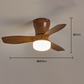 🌀 New ceiling fan light with E27 socket – 2-in-1 quiet LED fan with remote control, energy-efficient combination of cooling and lighting for the home, in the bedroom