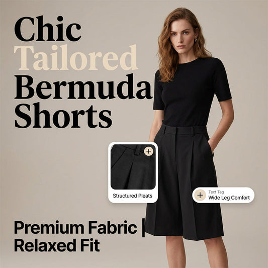 🔥New Arrivals & Best Sellers-Women's Loose Fit Bermuda Shorts
