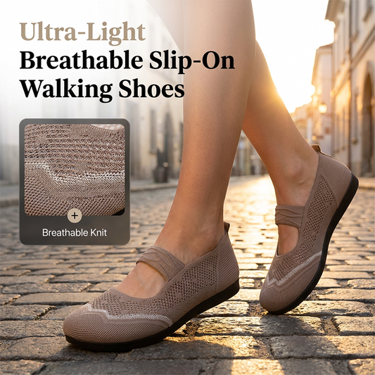 Women's Breathable Slip-On Walking Shoes