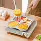 4-in-1 Nonstick Frying Pan: Ideal for Eggs, Bacon, and Burgers