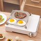 4-in-1 Nonstick Frying Pan: Ideal for Eggs, Bacon, and Burgers