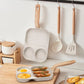 4-in-1 Nonstick Frying Pan: Ideal for Eggs, Bacon, and Burgers