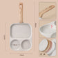 4-in-1 Nonstick Frying Pan: Ideal for Eggs, Bacon, and Burgers