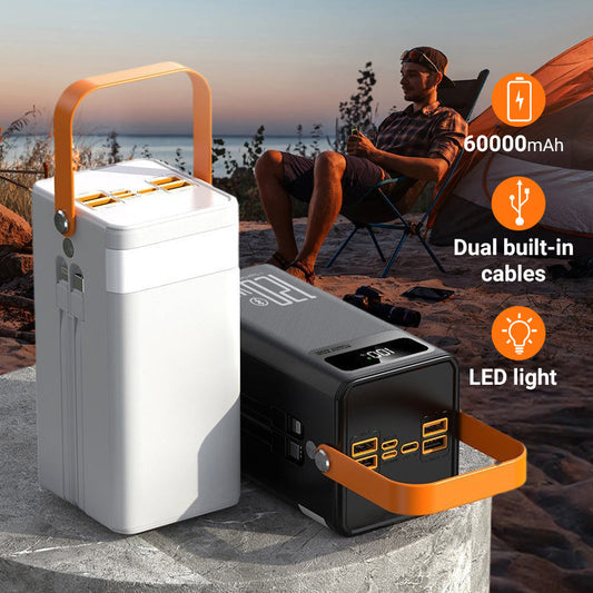 🎁2026 New Arrivals 50% OFF💥60000mAh High Capacity Power Bank with LED Light