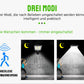 LED-Solar-Wandlampe für draußen