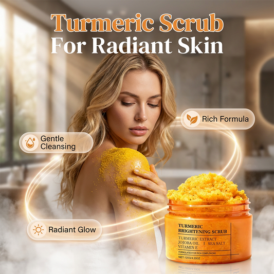 🍊LAST DAY SALE: ONLY ￡9.99!!🎁✨Turmeric Brightening Body Scrub