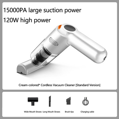 🔥LAST DAY SALE 50% OFF⚡50K+ SOLD🔋High-Power Cordless Vacuum Cleaner Kit for Car🚗Strong Suction💨Rechargeable Handheld⚡Full Accessory Car Interior Cleaner