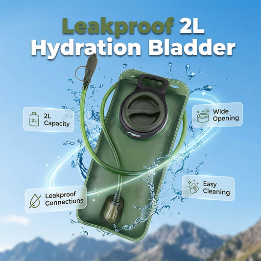 💧2L Hydration Bladder with Quick-Release Tube